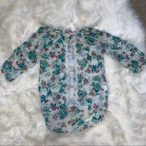 Long sleeve floral shirt